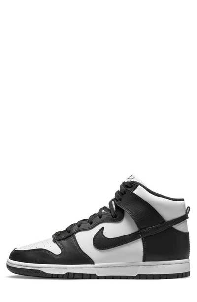 Shop Nike Dunk Hi Retro Basketball Shoe In White/ Black/ Orange