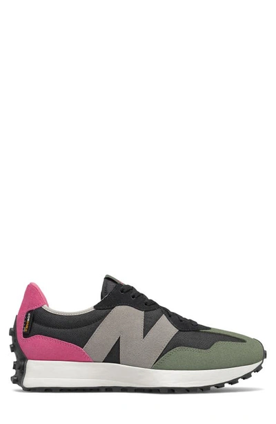 New Balance 327 Sneaker In Triple Black