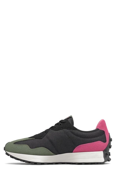 New Balance 327 Sneaker In Triple Black