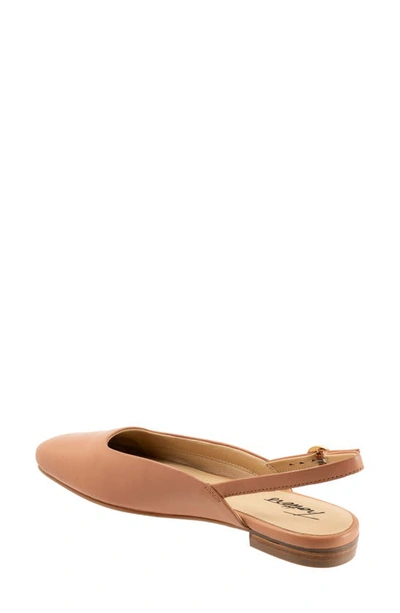 Trotters Holly Slingback Flat In Blush
