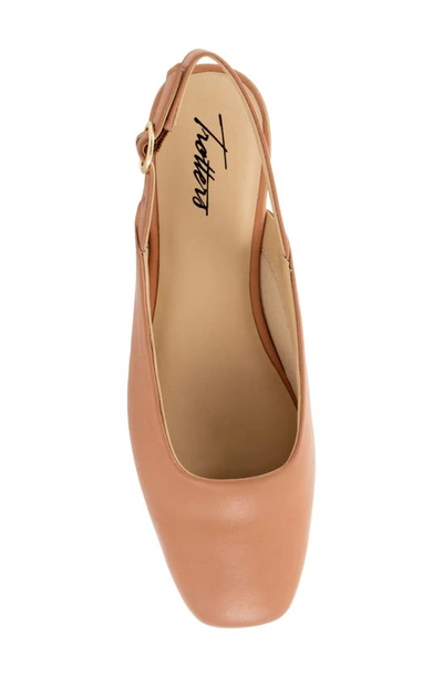 Trotters Holly Slingback Flat In Blush