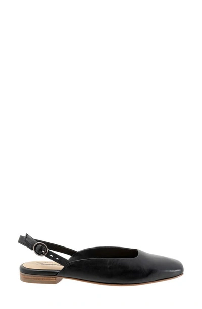 Trotters Holly Slingback Flat In Black