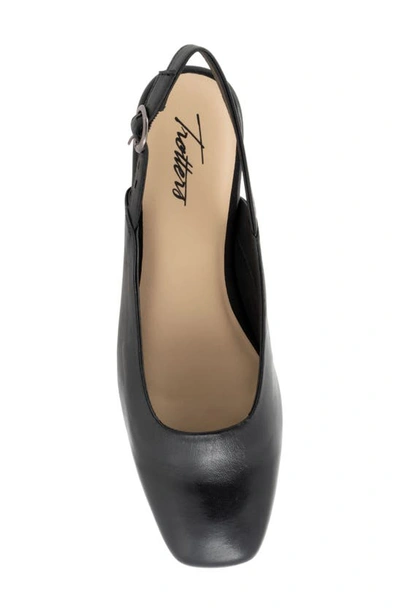 Trotters Holly Slingback Flat In Black