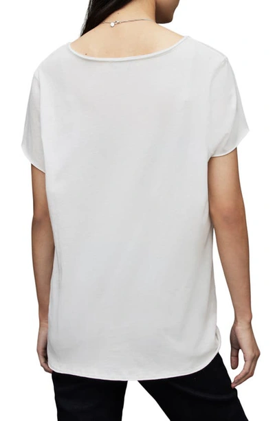 Shop Allsaints Emelyn Tonic Tee In Chalk White