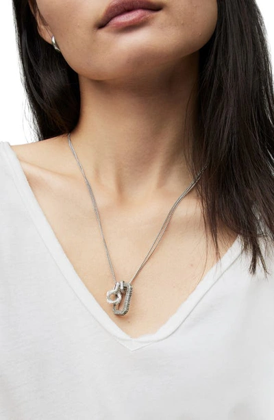 Allsaints Emelyn Tonic Tee In Chalk White