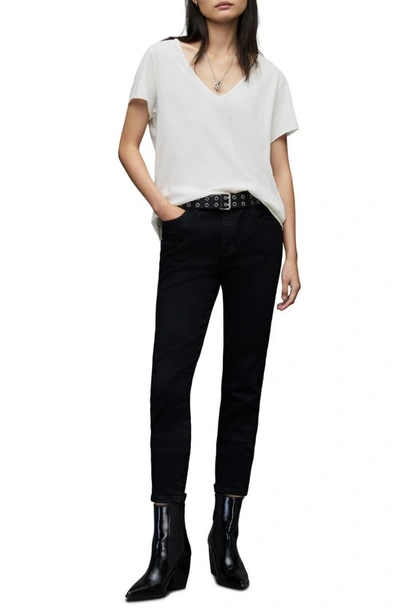 Allsaints Emelyn Tonic Tee In Chalk White