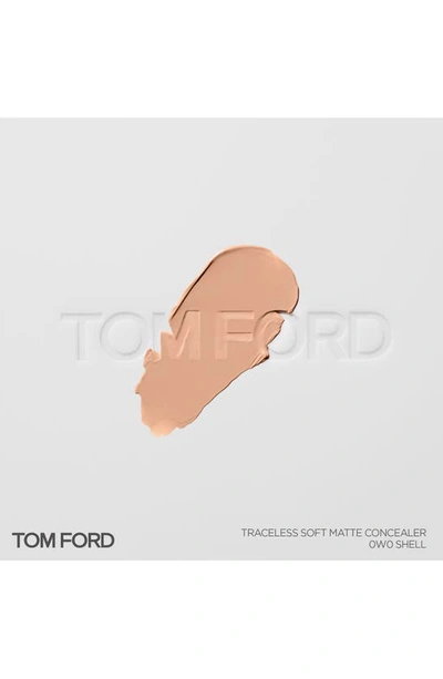 Shop Tom Ford Traceless Soft Matte Concealer In 0w0 Shell