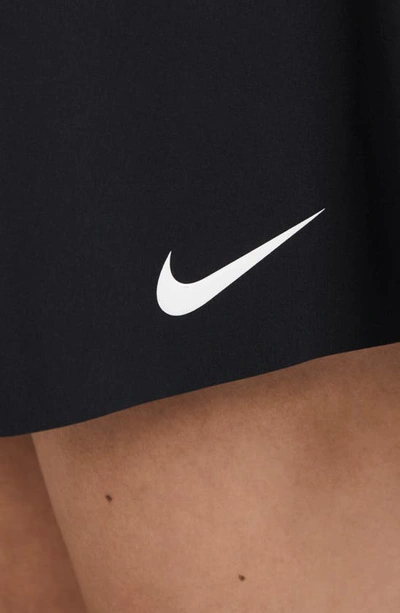 Shop Nike Dri-fit Advantage Golf Skirt In Black/ White