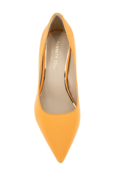 Shop Kenneth Cole Romi Pointed Toe Pump In Light Orange
