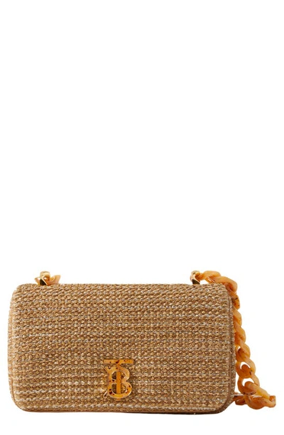 Burberry Monogram raffia-effect Pouch - Farfetch