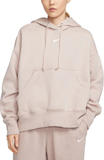 Shop Nike Sportswear Phoenix Fleece Pullover Hoodie In Difftp/ Sail