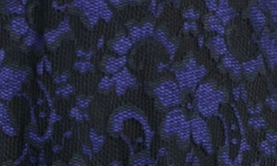 Shop Kiyonna Mon Cherie A-line Lace Dress In Violet Noir