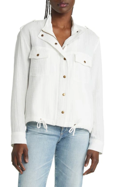 Shop Rails Collins Organic Cotton Military Jacket In White