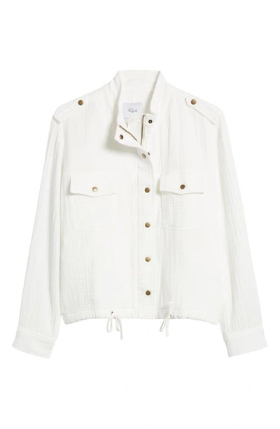 Shop Rails Collins Organic Cotton Military Jacket In White