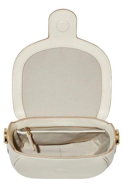 Shop Marc Jacobs The Saddle Bag In Cloud White