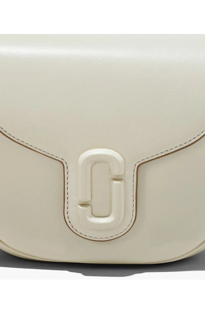 Shop Marc Jacobs The J Marc Small Saddle Bag In Cloud White