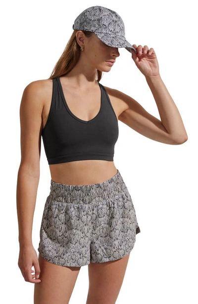 Varley Kallin Running Shorts In Mirrored Snake