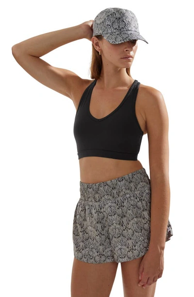 Varley Kallin Running Shorts In Mirrored Snake