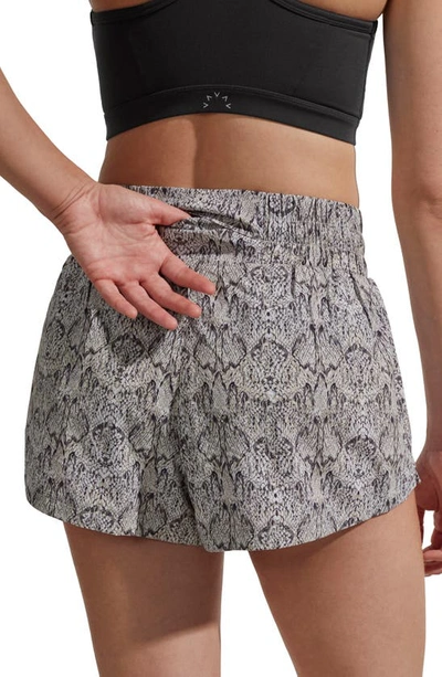 Varley Kallin Running Shorts In Mirrored Snake