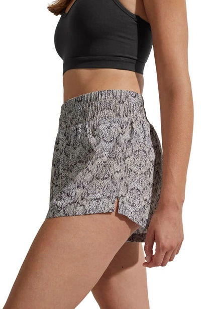 Varley Kallin Running Shorts In Mirrored Snake