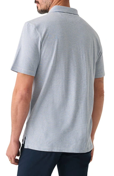 Shop Faherty Movement Polo Shirt In Madaket Stripe