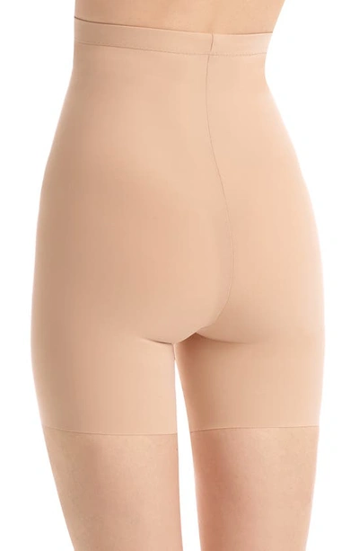 Commando Classic Control High-waisted Shorts In Beige