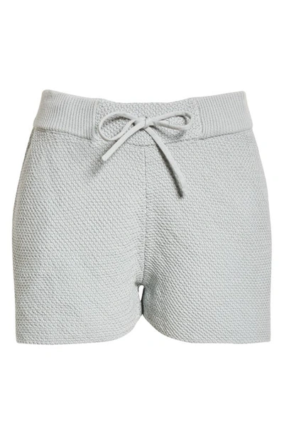 Shop Honor The Gift Cotton Knit Shorts In Blue