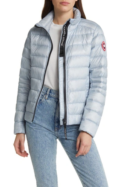 Shop Canada Goose Cypress Packable 750-fill-power Down Puffer Jacket In Dawn Blue