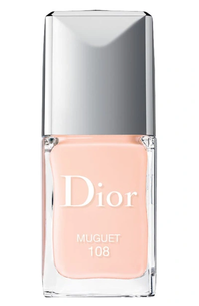 Shop Dior Vernis Gel Shine & Long Wear Nail Lacquer In 108 Muguet