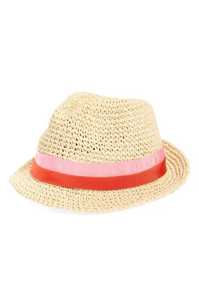 Shop Kate Spade Trilby Hat In Natural