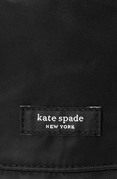 Shop Kate Spade Sam Packable Nylon Bucket Hat In Black