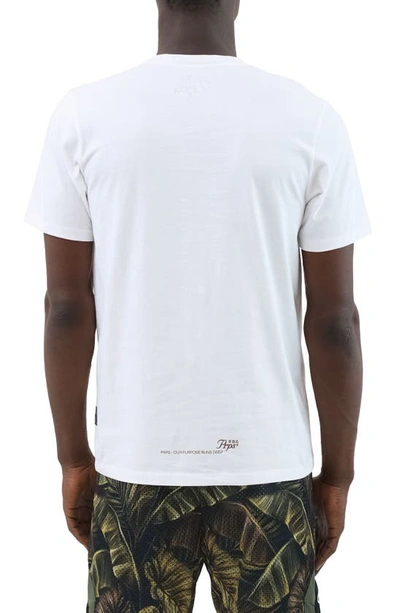 Shop Prps Cherub Embellished Cotton Graphic Tee In White