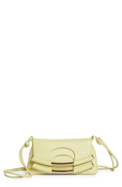 Shop Proenza Schouler Small Bar Leather Tote In 740 Lemongrass