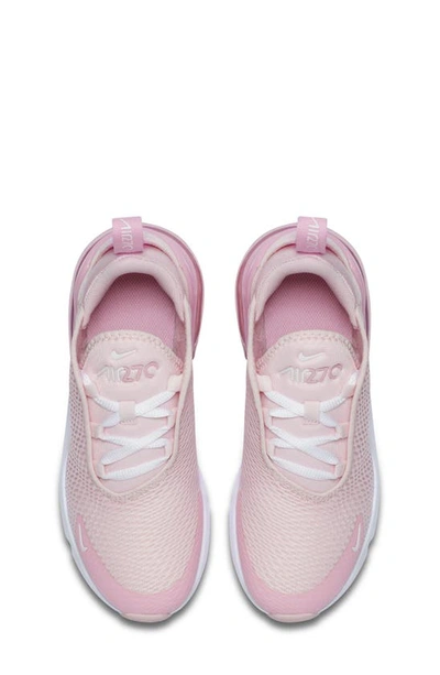Shop Nike Kids' Air Max 270 Sneaker In Pink Foam/ Pink Rise/ White