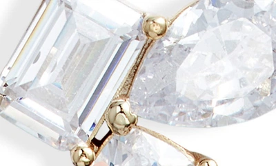 Shymi Cubic Zirconia 3-stone Pendant Necklace In Gold