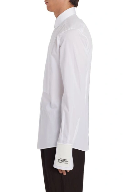 Shop Dolce & Gabbana Dolce&gabbana Cotton Poplin Tuxedo Shirt In White