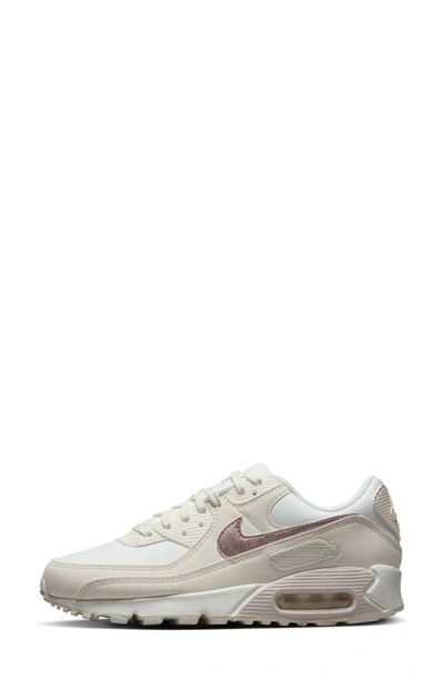 Shop Nike Air Max 90 Sneaker In Sail/ Pink Oxford-phantom