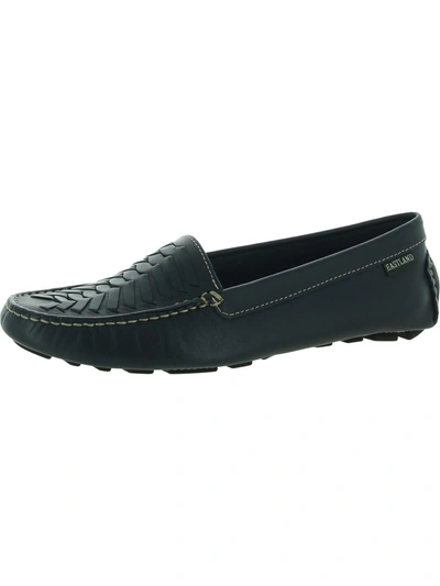 Shop Eastland Debora Womens Leather Almond Toe Loafers In Black