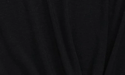 Shop Nordstrom Kids' Twist Front Long Sleeve T-shirt In Black