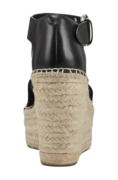 Marc Fisher Ltd Alida Espadrille Platform Wedge In Black 001