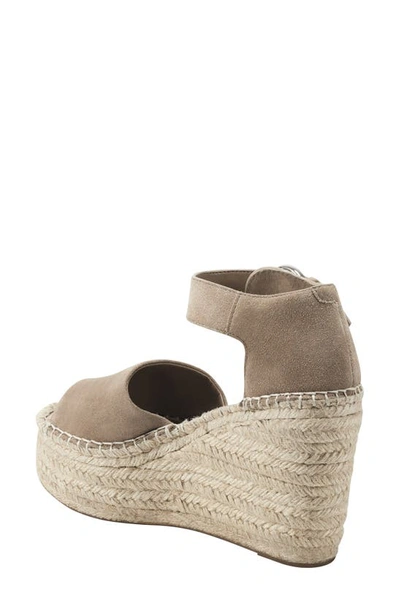 Shop Marc Fisher Ltd Alita Platform Wedge Espadrille Sandal In Medium Natural 101