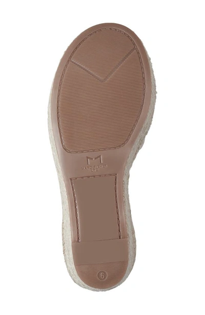 Shop Marc Fisher Ltd Alita Platform Wedge Espadrille Sandal In Light Pink 680