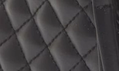 Steve Madden Jvicey Quilted Zip Sneaker In Black