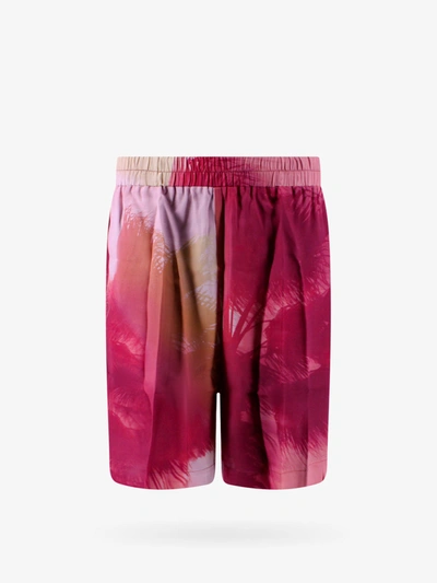 Shop Laneus Bermuda Shorts In Pink