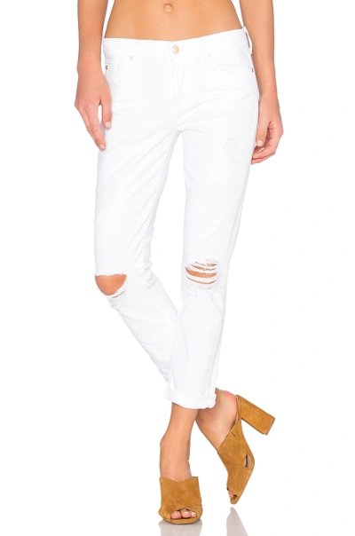 7 For All Mankind Josefina Destroy.  In Clean White 3