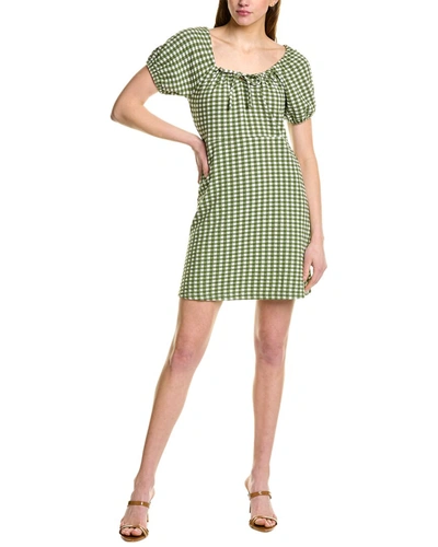 Shop Madewell Donut Mini Dress In Green