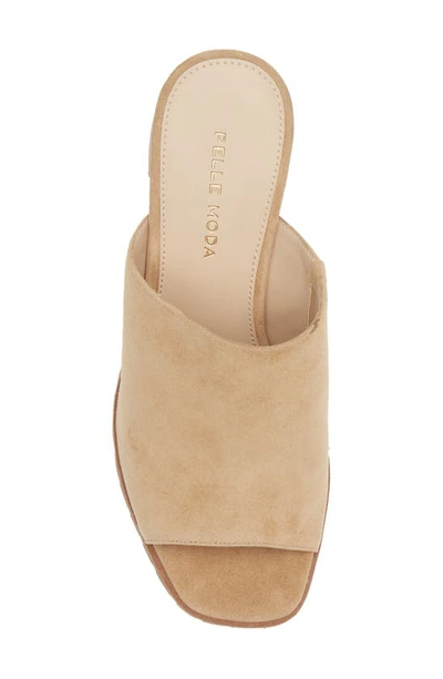 Pelle Moda Narisa Slide Sandal In Latte