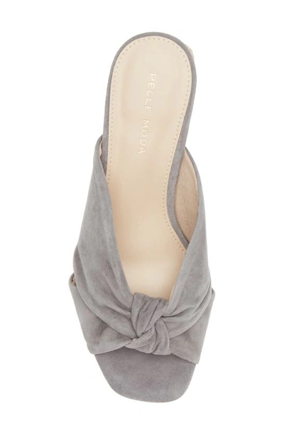 Pelle Moda Tait Slide Sandal In Steel