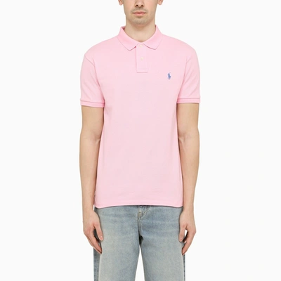 Shop Polo Ralph Lauren Pink Piqué Polo Shirt