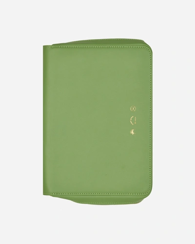 Shop Mister Green Leather Ceremony Case In Green